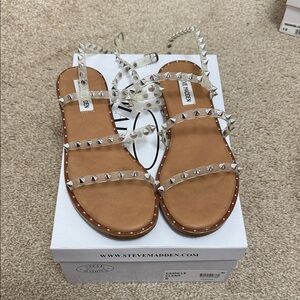 Steve Madden Camille clear sandals size 8